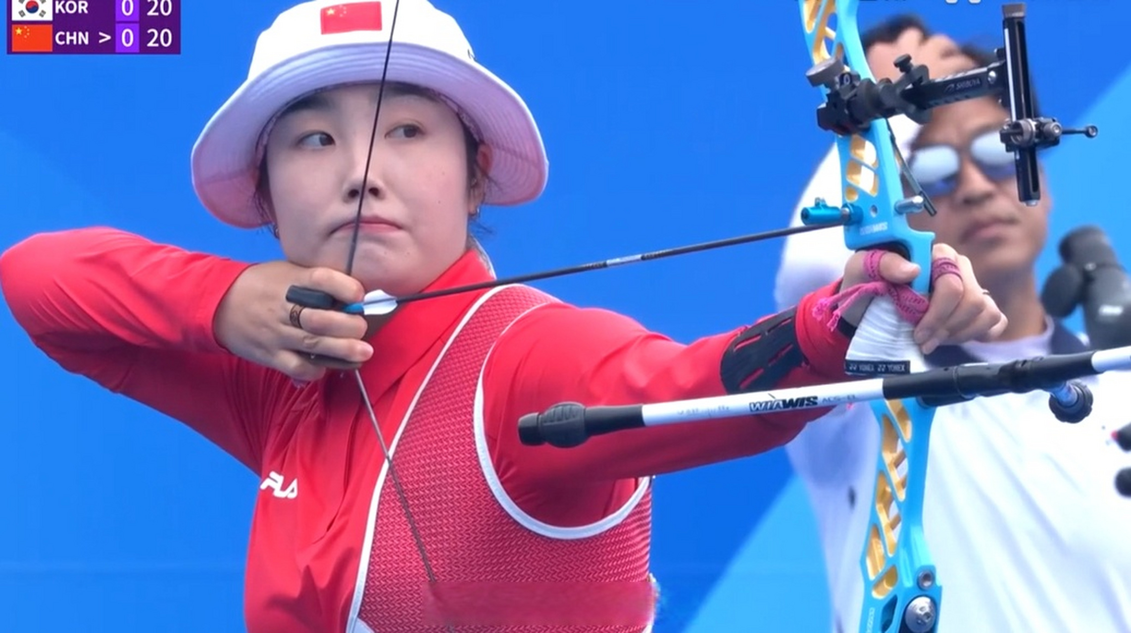 韩国射箭名将轻松获胜，晋级决赛